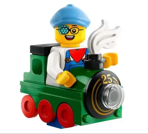 LEGO 71045 Mini Figure Series 25 Train Guy Mini Fig