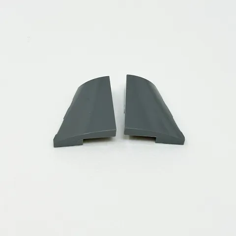 5093 5095 LEGO Slope 2x2x2/3 Curved Wedge Right & Left DARK BLUISH GRAY (1 Pair)