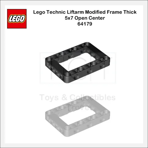 Lego Part Technic Liftarm Modified Frame Thick 5x7 Open Center 64179