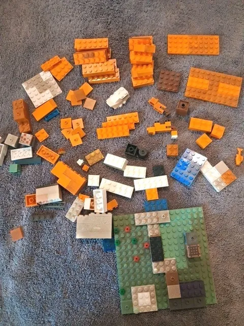 LEGO Bulk Lot Baseplate Minecraft Hot Wheels Monster Truck Parts 10.3 oz