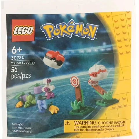LEGO® Pokémon™ TRAINER SUPPLIES 56 Piece Building Set 30730