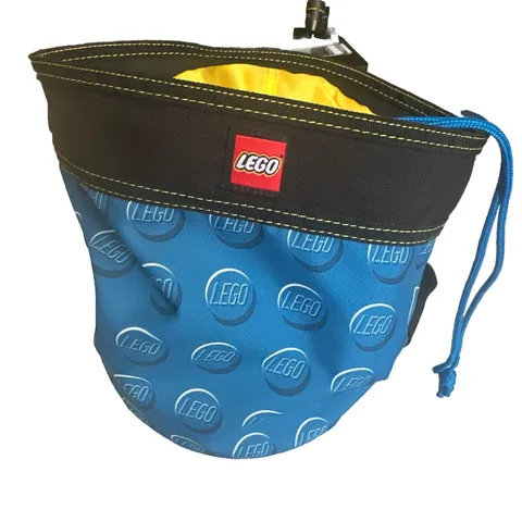 LEGO STORAGE Container Bucket Style Bag- BLUE YELLOW