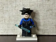 LEGO 2006 Batman I Nightwing Minifigure Bat015 (7785) Arkham Asylum RARE