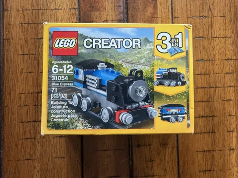 LEGO Creator 3-in-1 31054 Blue Express 100% Complete Box & Instructions