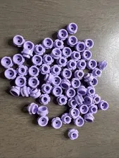 LEGO 24866 Lavender Plate, Round 1 x 1 with Flower Edge (5 Petals) - 66 Pieces