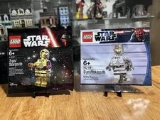 LEGO Star Wars Minifigure Lot 5000063 TC-14 Chrome Protocol Droid 5002948 C-3PO
