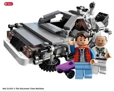 LEGO 21103 Lego Ideas (CUUSOO) Back to the Future The DeLorean Time Machine 