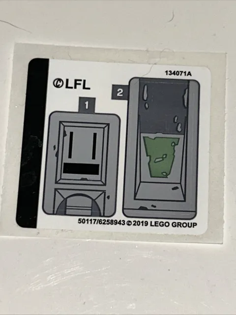 Lego New Sticker Sheet STAR WARS 20th Anniversary Clone Scout Walker   #75261