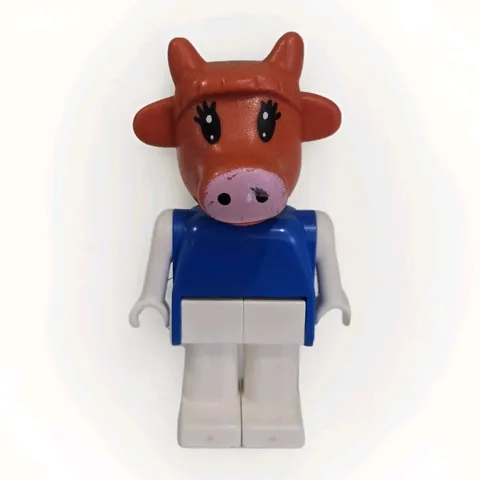 Lego Fabuland Figure Minifigure Cow #FAB4A 1980-1984 #3665 #3707 #801-4