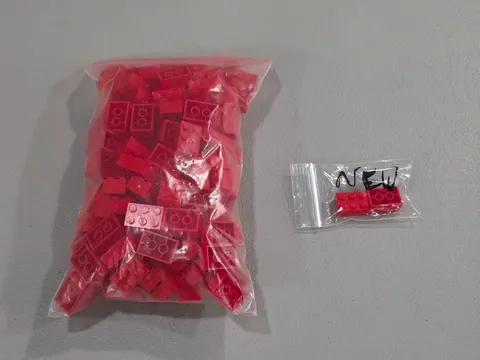 Lego Qty 169 - Red Bricks - 2x3 3002 MOC