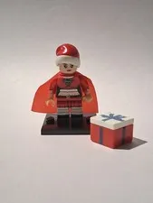 Super Woman Minifigure Chritmas,Santa With Stand Custom Holiday Serie New