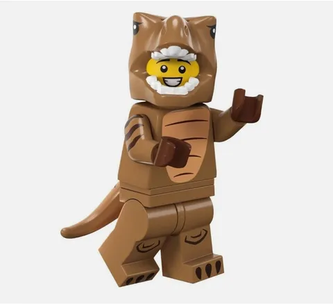 LEGO Minifigures Series 24 Collectible 71037 - T-Rex Costume Fan - OPENED BAG