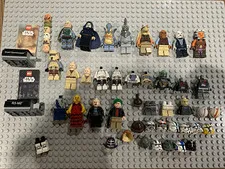 Mixed Lego Star Wars Minifigure Lot and parts+ extras