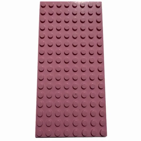 LEGO Pink  8 X 16 STUD Baseplate 2.5” X 5” PIECE #3865 92438 Bricks Building