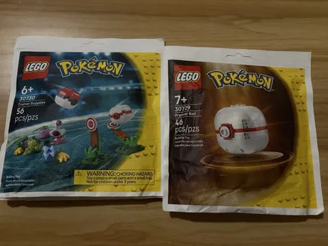 LEGO Pokémon Polybag Lot 30729 Premier Ball & 30730 Trainer Supplies