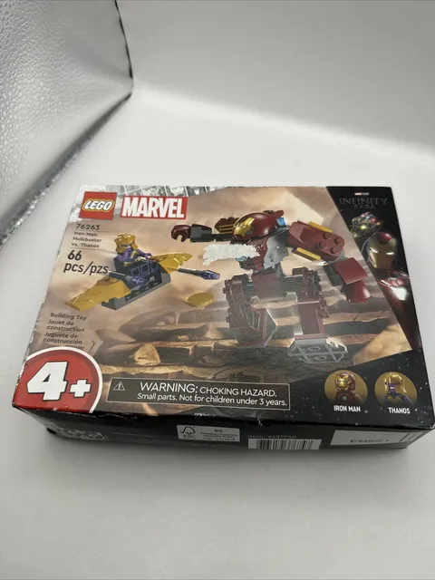 LEGO 76263 Iron Man Hulkbuster vs. Thanos Avengers Building Toy Collectible NIB