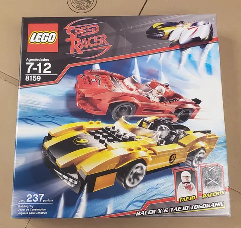 LEGO Speed Racer: Racer X & Taejo Togokhan (8159) *MINT IN BOX*