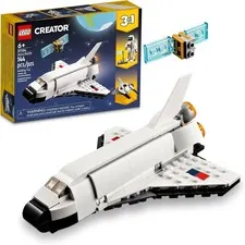 LEGO Creator 3 in 1 Space Shuttle Toys - Space Toys Building Set for Boys & Girl