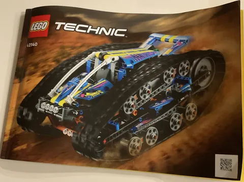 LEGO Technic 42140 App-Controlled Transformation Vehicle Illustrated Manual Boo…
