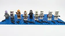 LEGO Star Wars Clone Trooper Minifigure Lot - 9 Figures 212th 41st ARF Kashyyyk