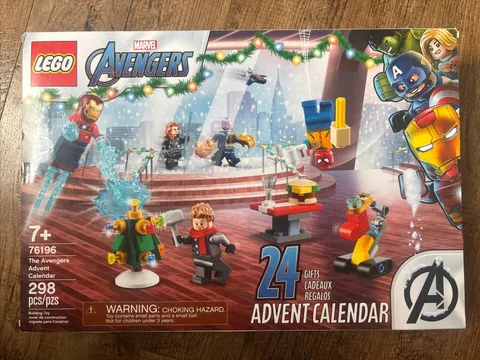 New! LEGO Marvel Avengers Advent Calendar Spiderman 76196 2024 Thanos Sealed!