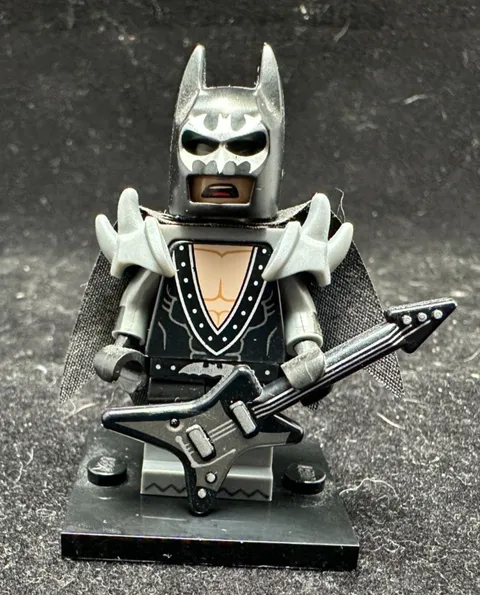 The LEGO Batman Movie Series 1 Minifigure 71017 Glam Metal Batman FREE SHIPPING!