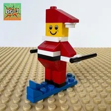 LEGO Holiday & Event Christmas🎄Skiing Santa Claus, 40022, 2011, MINI SANTA