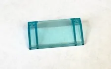 LEGO Trans Light Blue Slope 3x6 With Inner Walls