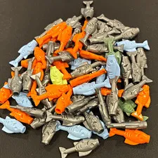 LEGO Fish Animal Figure Pieces Bulk Lot Multicolor Plastic Parts