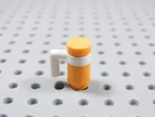 LEGO Orange w/ White Thermos Pitcher Coffee Accessory Minifig BJ