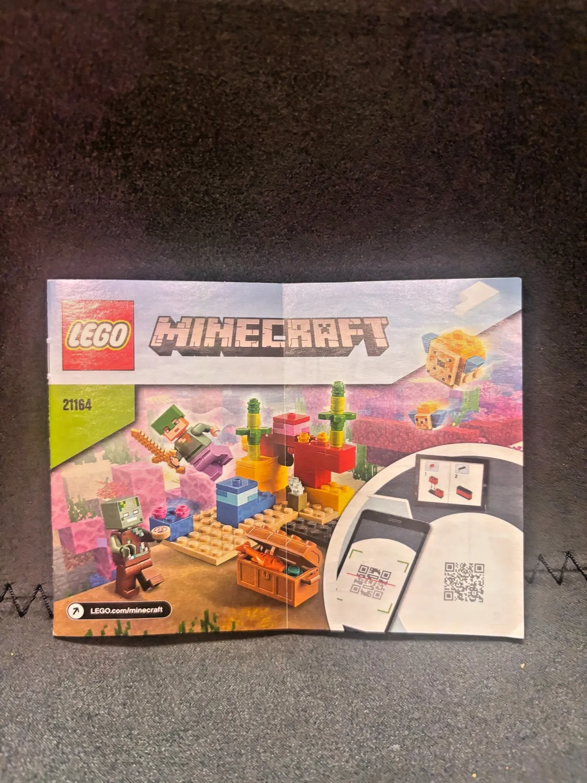 LEGO MINECRAFT 21164 Instruction Manual ONLY - THE CORAL REEF
