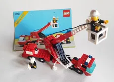 LEGO 6358 Snorkel Squad incl instructions 1987 Fire Engine With Extending Hoist
