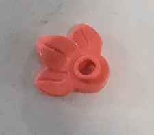 LEGO #32607 Coral Plant Plate, Round 1 x 1 with 3 Layered Leaves