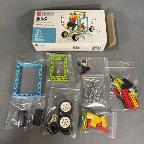 Lego Education BricQ 2000470 Motion Prime Personal Learning Kit 78pc Unplayed