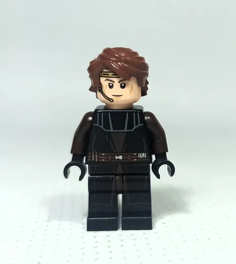 LEGO 2018 STAR WARS SW0939 ANAKIN SKYWALKER BLACK LEGS HEADSET MINI FIGURE
