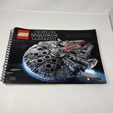 LEGO Milenium Falcon 75192 Star Wars INSTRUCTIONS MANUAL BOOK ONLY - NO BRICKS