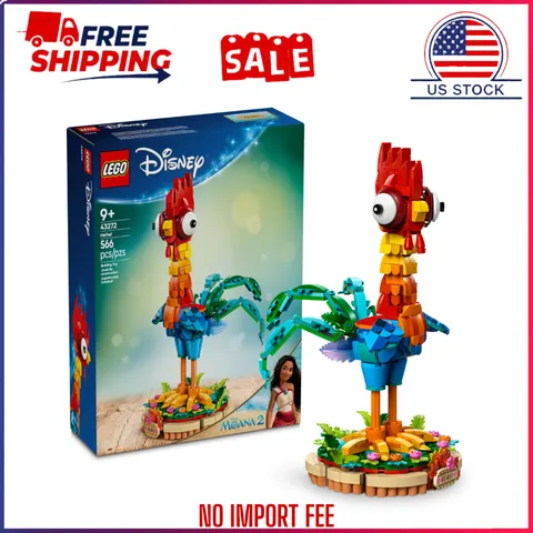HOT SALE LEGO Disney Moana 2 Heihei Toy Set Birthday Gift Kids 43272