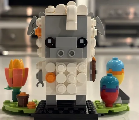 LEGO Brickheadz Easter Sheep 40380 Complete Set with Manual