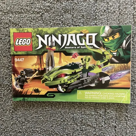 Lego 9447 Ninjago Lashas Bite Cycle INSTRUCTION MANUAL ONLY 2012 Retired