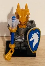 Dragonborn Paladin Minifigure complete with accessories and plate