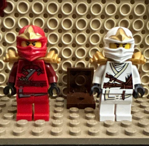 LEGO NINJAGO Minifigure Lot of Zane and Kai DX