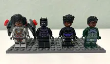 LEGO Marvel Minifigures Lot of 4 (Black Panther)