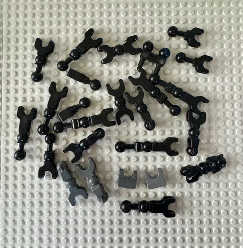 LEGO Hero Factory Arm/Leg w/Ball Joint/Ball Socket 25 Pieces EXACTLY AS PICTURED