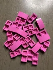 LEGO 11477 Dark Pink Slope, Curved 2 x 1 x 2/3 - 24 Pieces