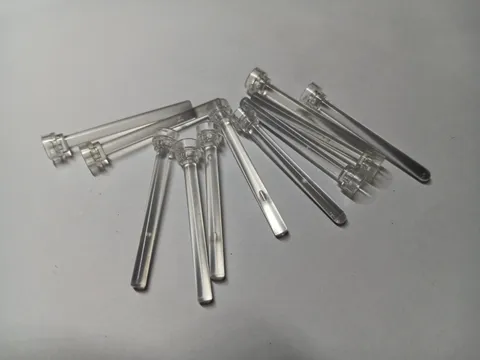 LEGO BULK LOT OF 11 TRANS CLEAR ANTENNA BAR 1X4 #3957