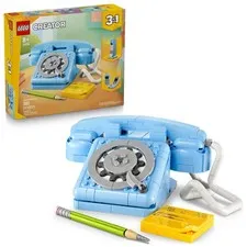 LEGO Creator 3 in 1 Retro Telephone Kids Toy - Home Decor for Multicolor