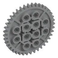 LEGO Part 3649 - Light Bluish Gray Technic Gear 40 Tooth