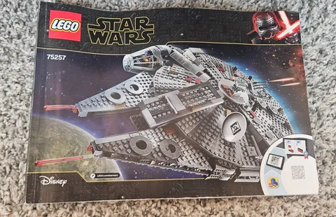 LEGO Star Wars Millennium Falcon 75257 Instruction Manual Book Only