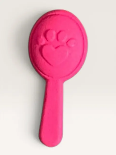 SuperStar Barbie Vintage HOT PINK Brush LOL OMG Clone Bratz Hairbrush Paw LPS