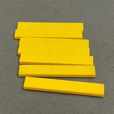 Lego 6636 Yellow Replacement Add-on Pieces Parts Lot of 7